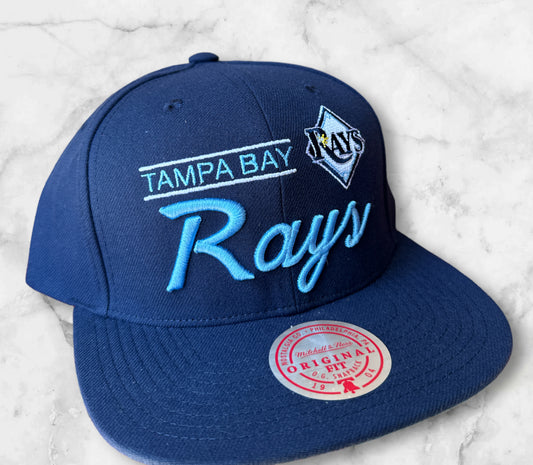 Rays Mitchell & Ness Snapback Hat