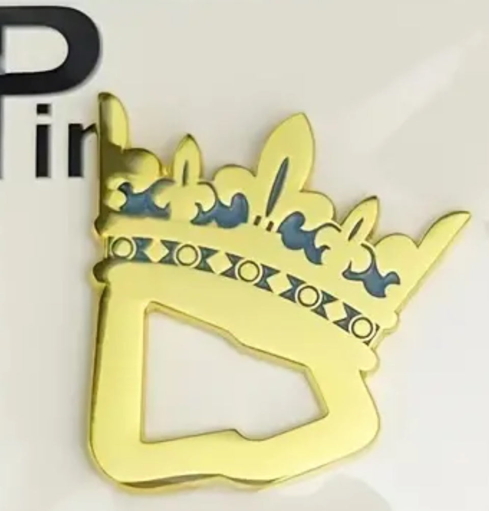 Gold crown enamel flag pin HOT!!!