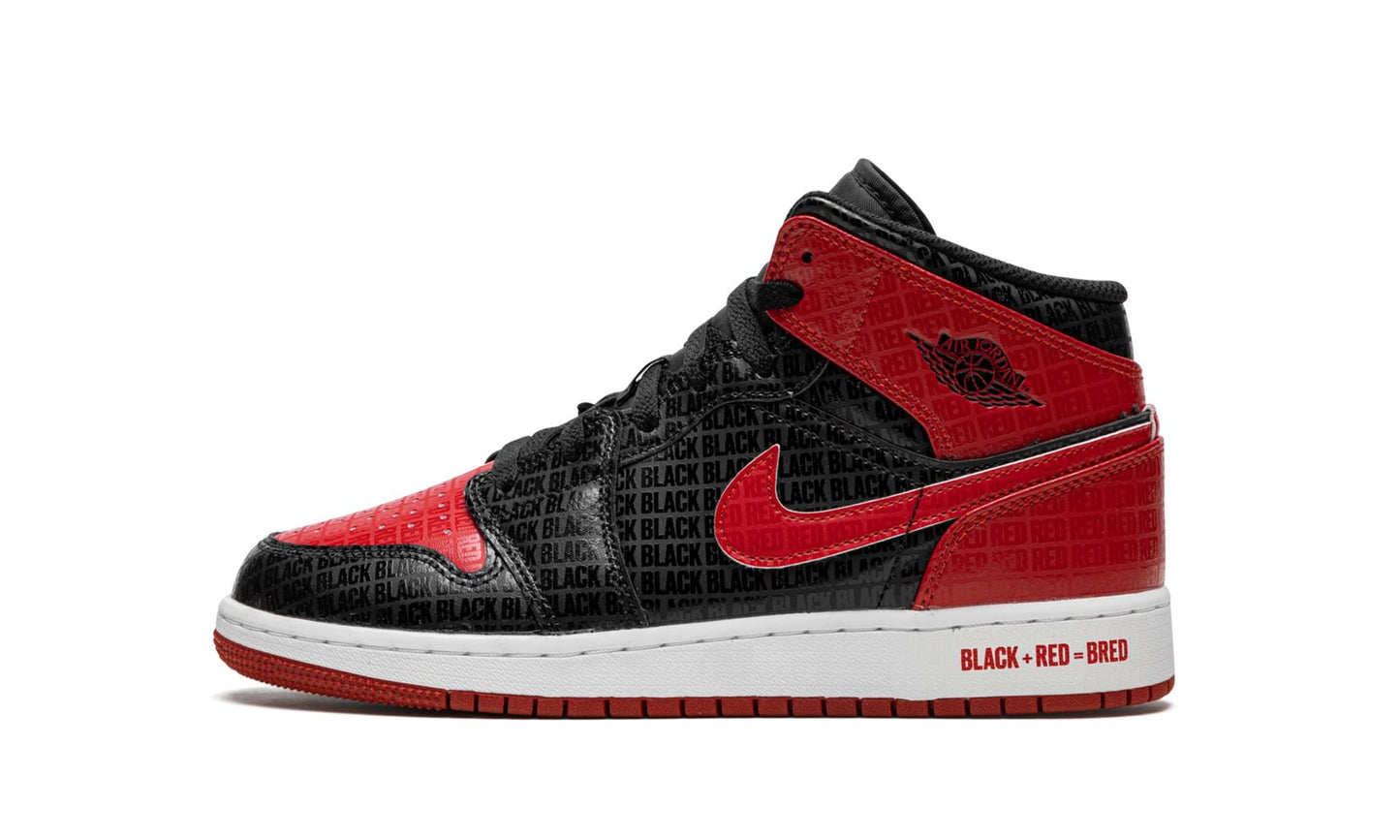 New- Kids Air Jordan 1 Mid Bred - SALE