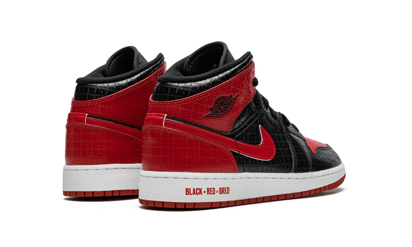 New- Kids Air Jordan 1 Mid Bred - SALE