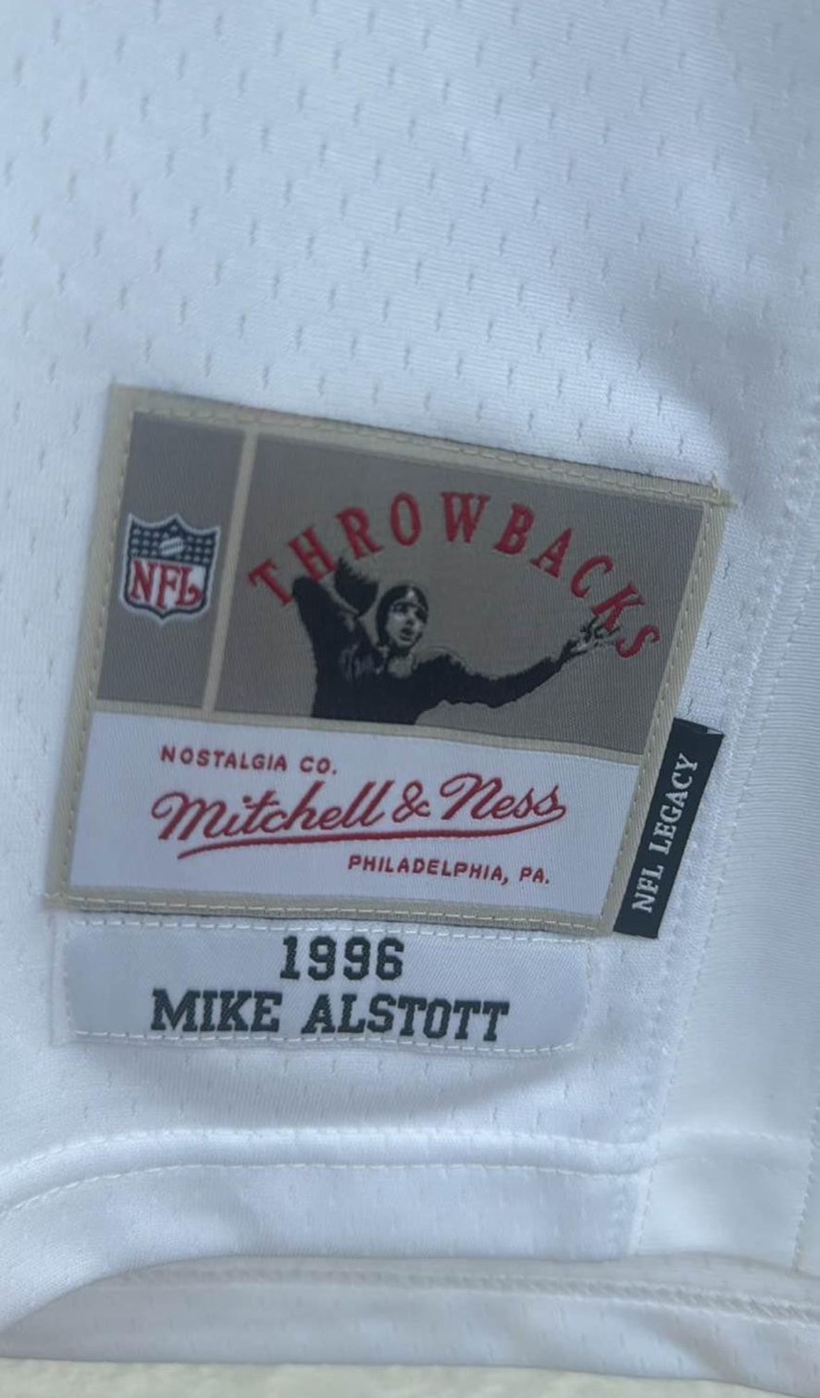 Tampa Bay Buccaneers, Mike, Alstott Mitchell and Ness Legacy jersey large