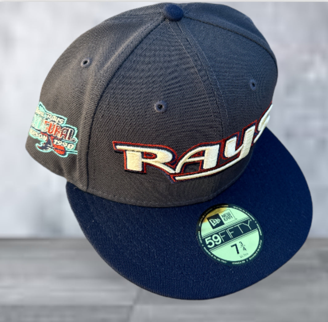 Tampa Bay Rays Inaugural Patch Fitted Hat