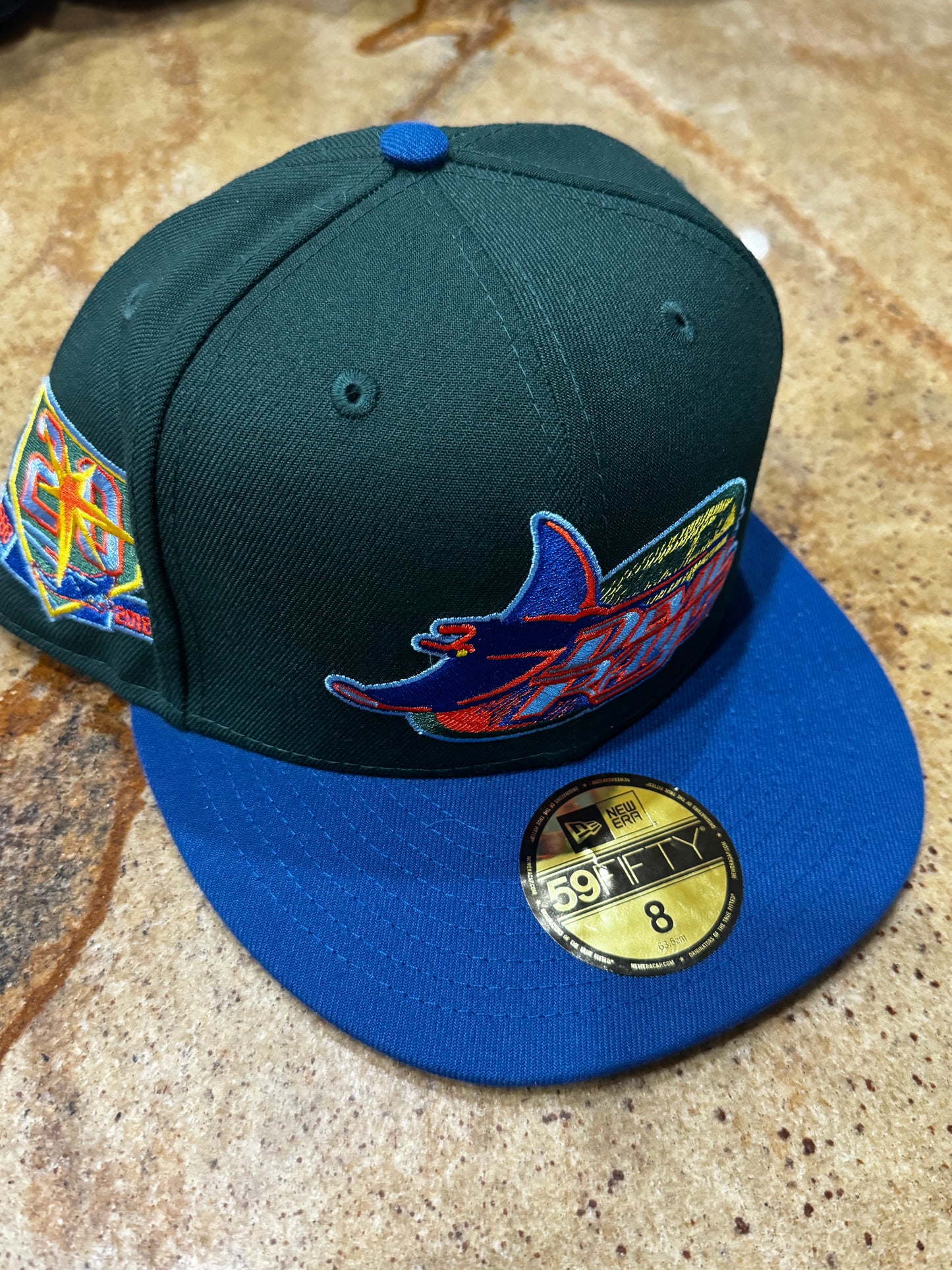 Tampa Bay Rays Inaugural Patch Fitted Hat New Era