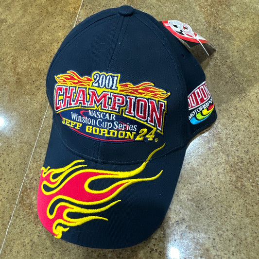 Vintage 2001 Champion Jeff Gordon Dupont Flame Hat