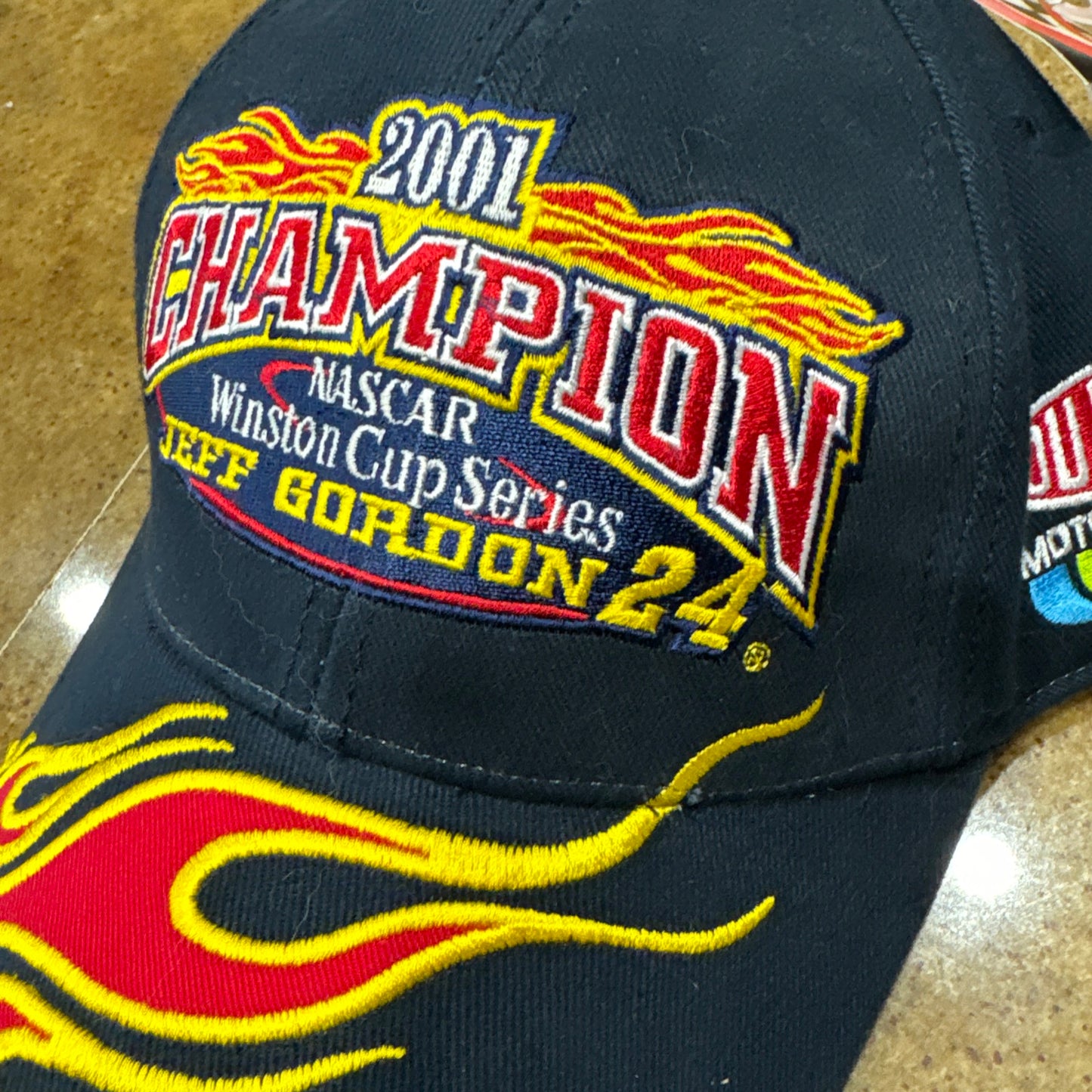 Vintage 2001 Champion Jeff Gordon Dupont Flame Hat