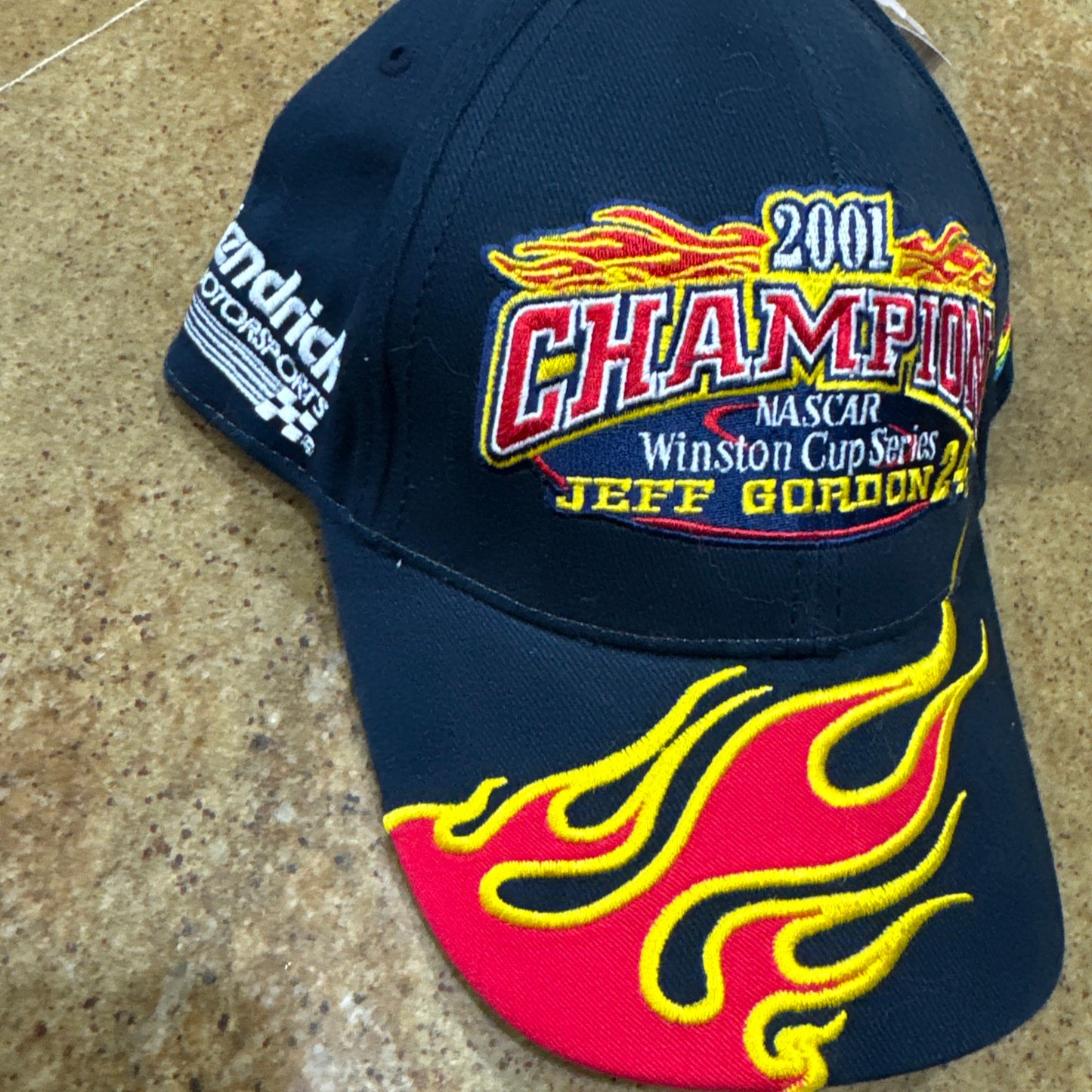 Vintage 2001 Champion Jeff Gordon Dupont Flame Hat