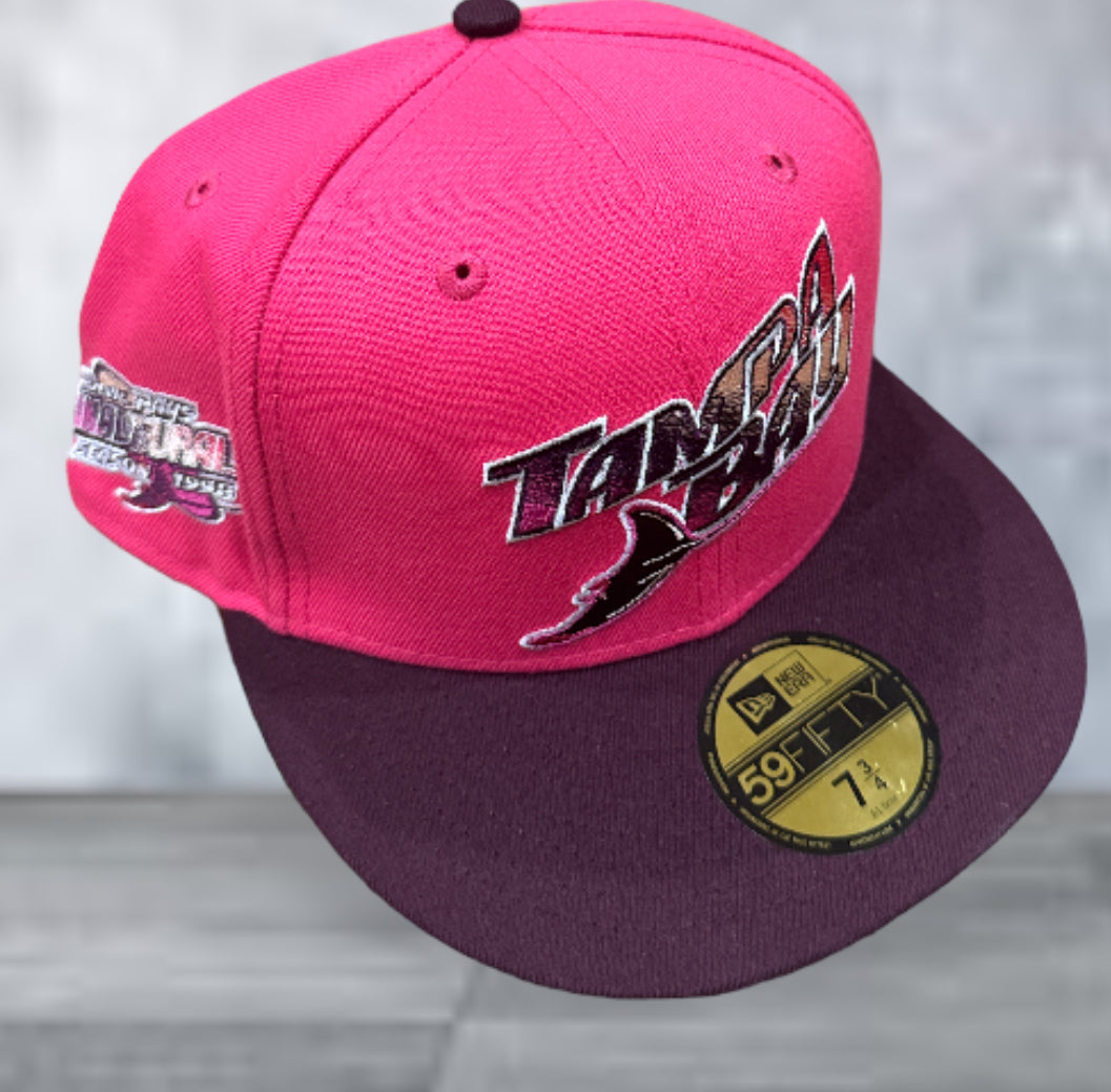 Tampa Bay Rays Inaugural Season Patch  New Era Fitted Hat