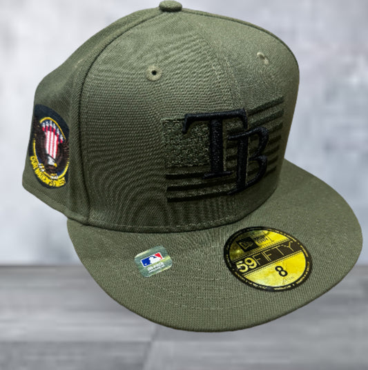 Tampa Bay Rays Armed Forces Salute Fitted Hat