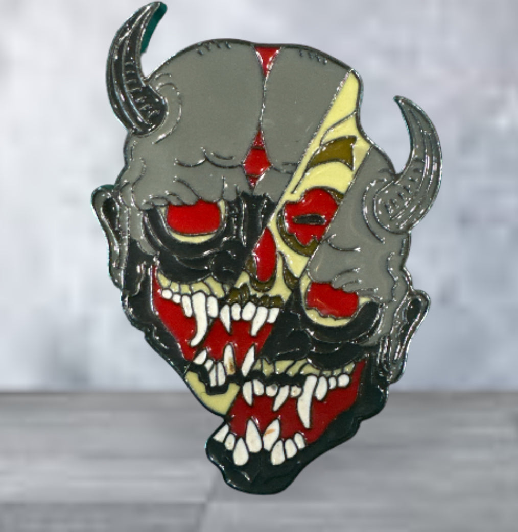 Large Double Demon Pin