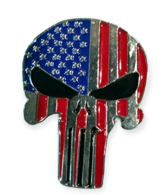 USA Punisher Skull Pin