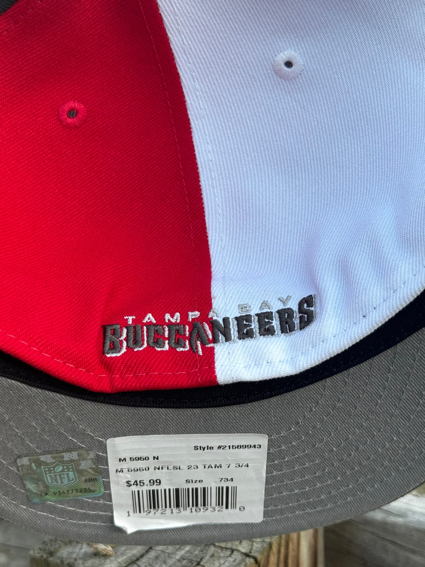 Tampa Bay Buccaneers Big Logo New Era Fitted Hat