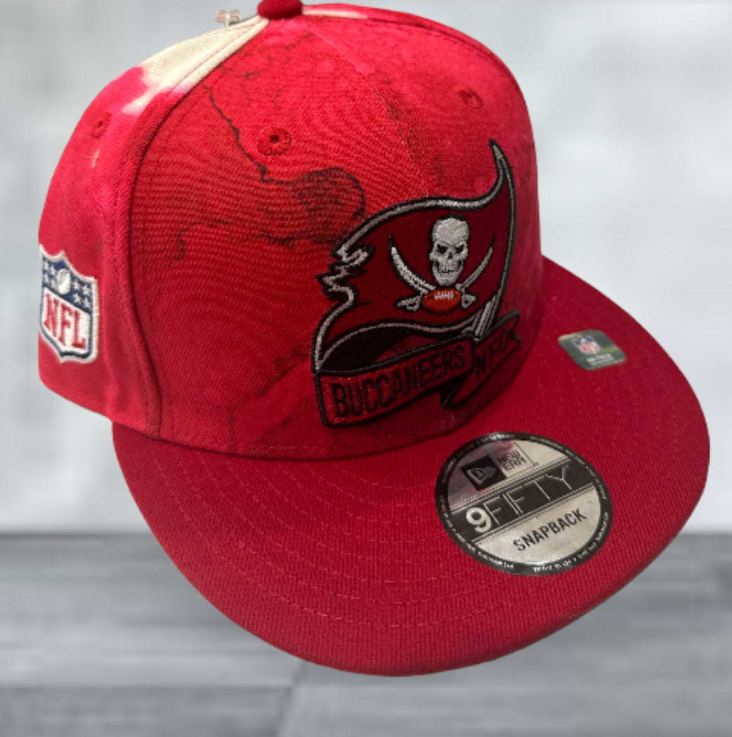 Buccaneers New Era Ink Dye Snapback Hat 9fifty