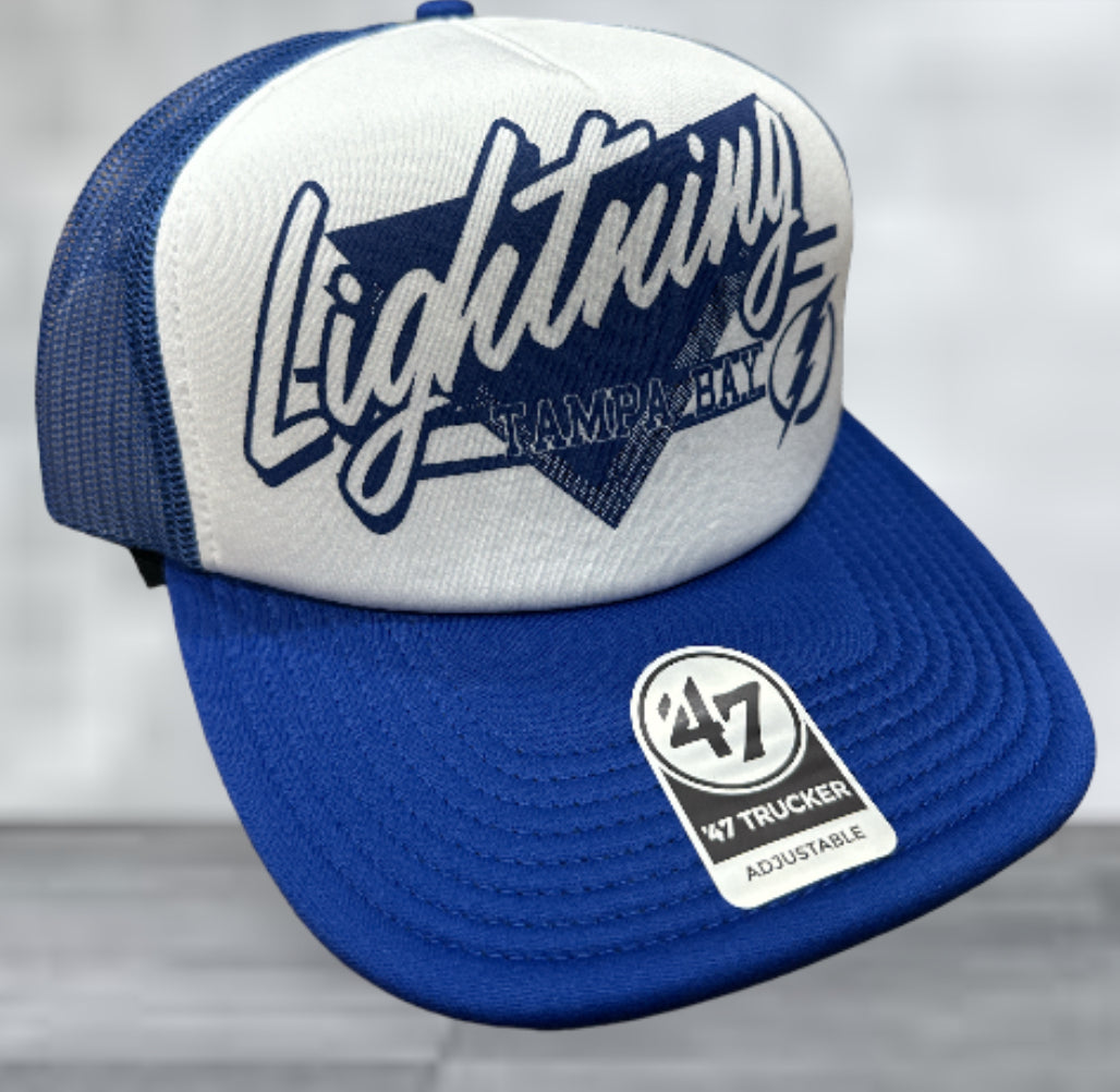 Lightning ’47 Brand Trucker Snapback Hat