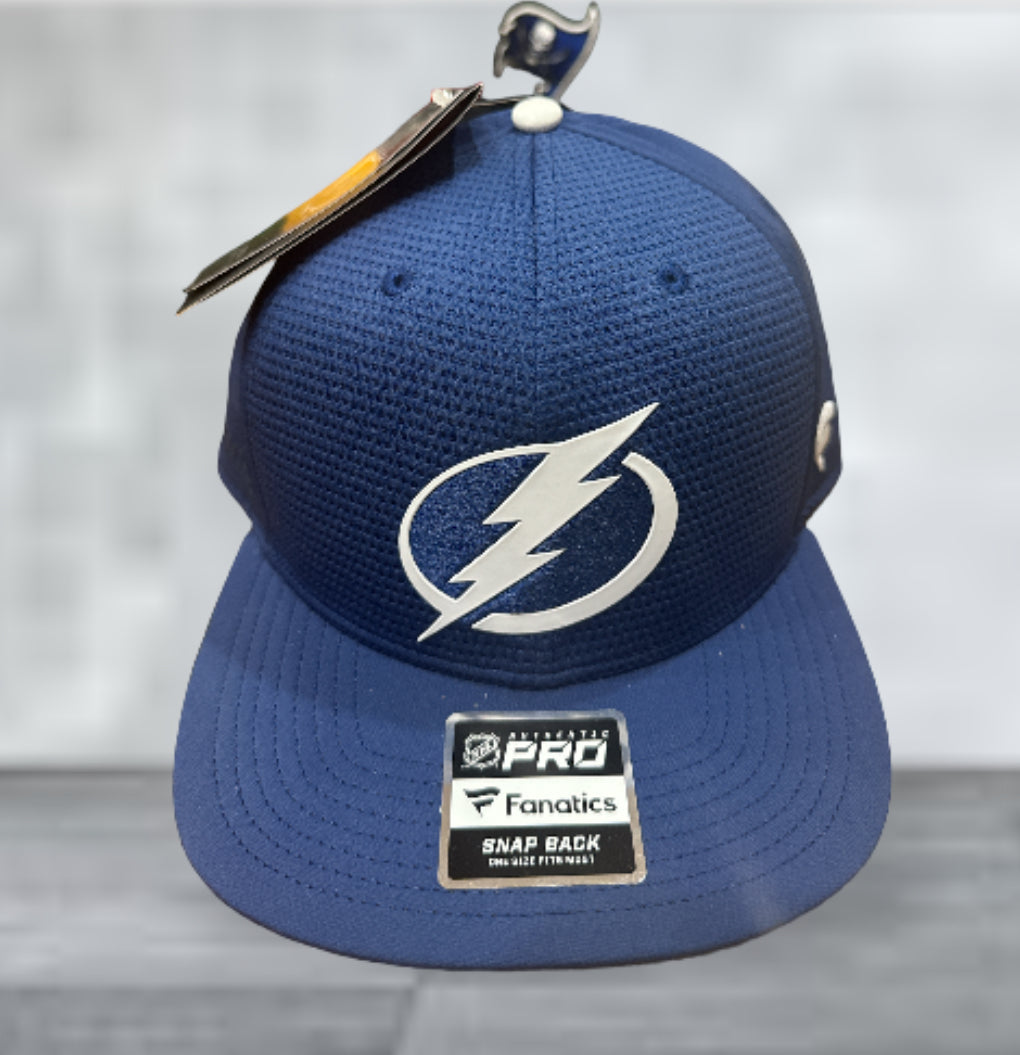 Lightning Fanatics Authentic Pro Snapback Hat