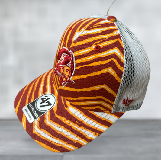 Buccaneers Zubaz Bucco Vintage style Meshback Hat