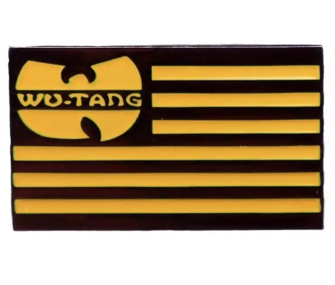 WU TANG Logo Flag Enamel Pin