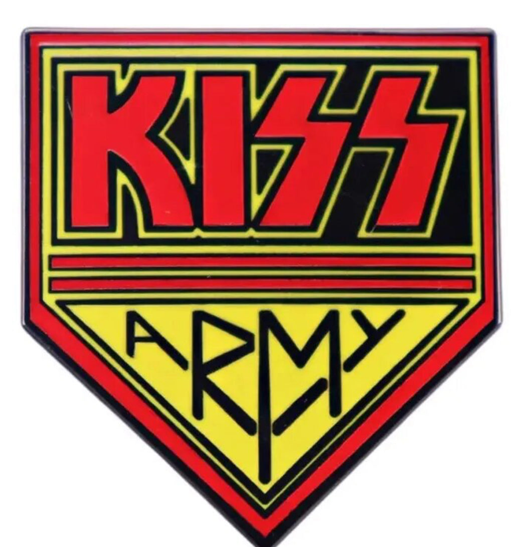 KISS Army Enamel Hat Pin