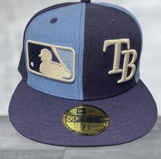 Tampa Bay Rays Big Logo New Era Fitted Hat