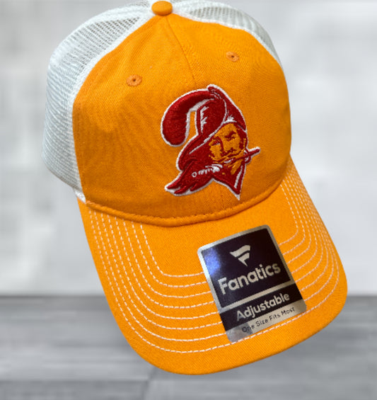 Buccaneers Fanatics Pro Throwback SnapBack Trucker