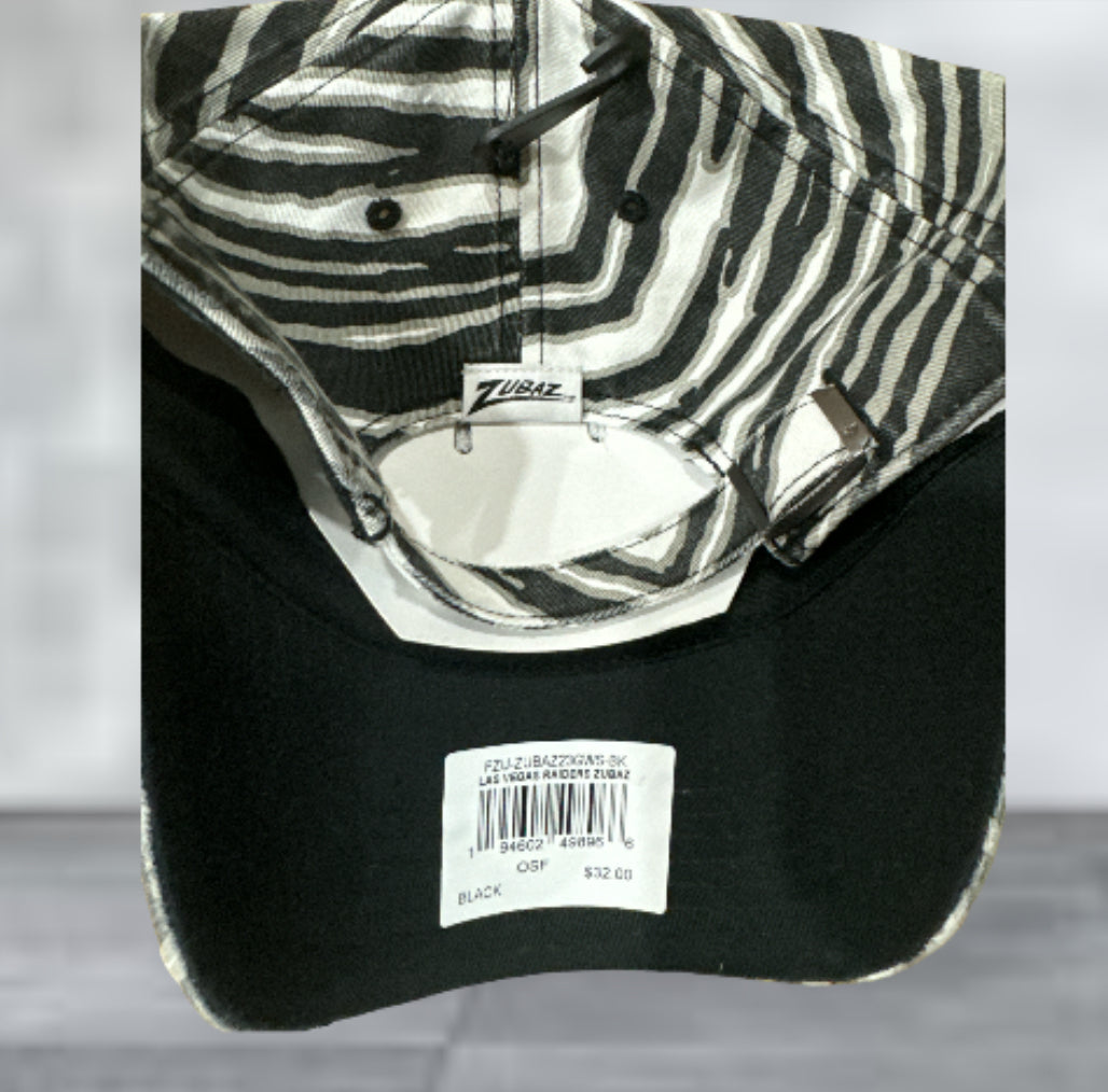 Raiders Zubaz '47 Clean Up Low Profile Hat