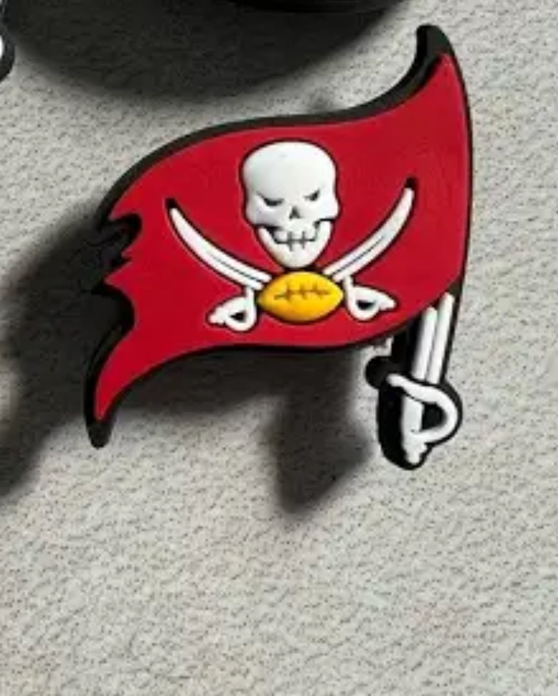 Buccaneers Flag Logo Croc Charms ( set of 2 )