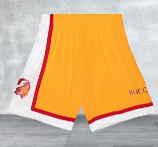 Buccaneers Mitchell & Ness Team I.D. Throwback Mesh Shorts