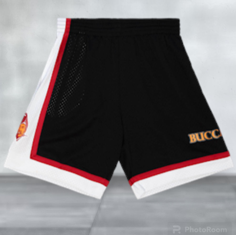 Buccaneers Mitchell & Ness Team I.D. Throwback Mesh Shorts