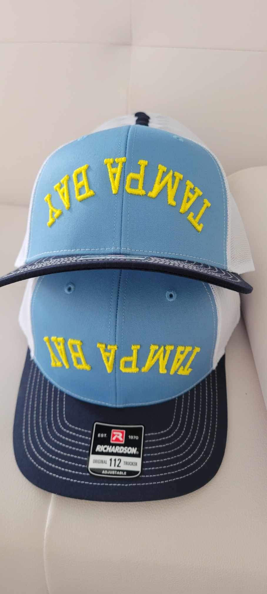 ...TAMPA BAY... team inspired INVERTED 3D hat RICHARDSON 112