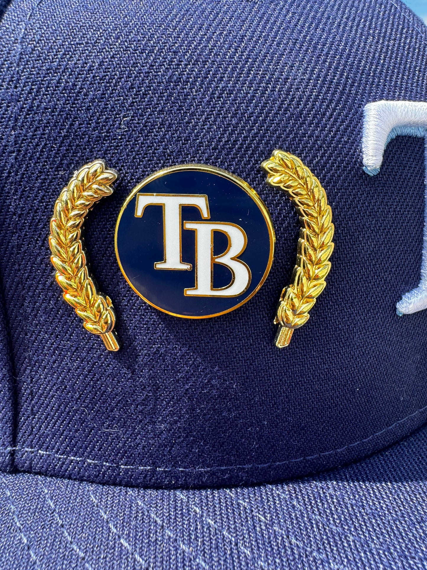 Tampa Bay 3 Piece Gold Logo Leaf Pin Set