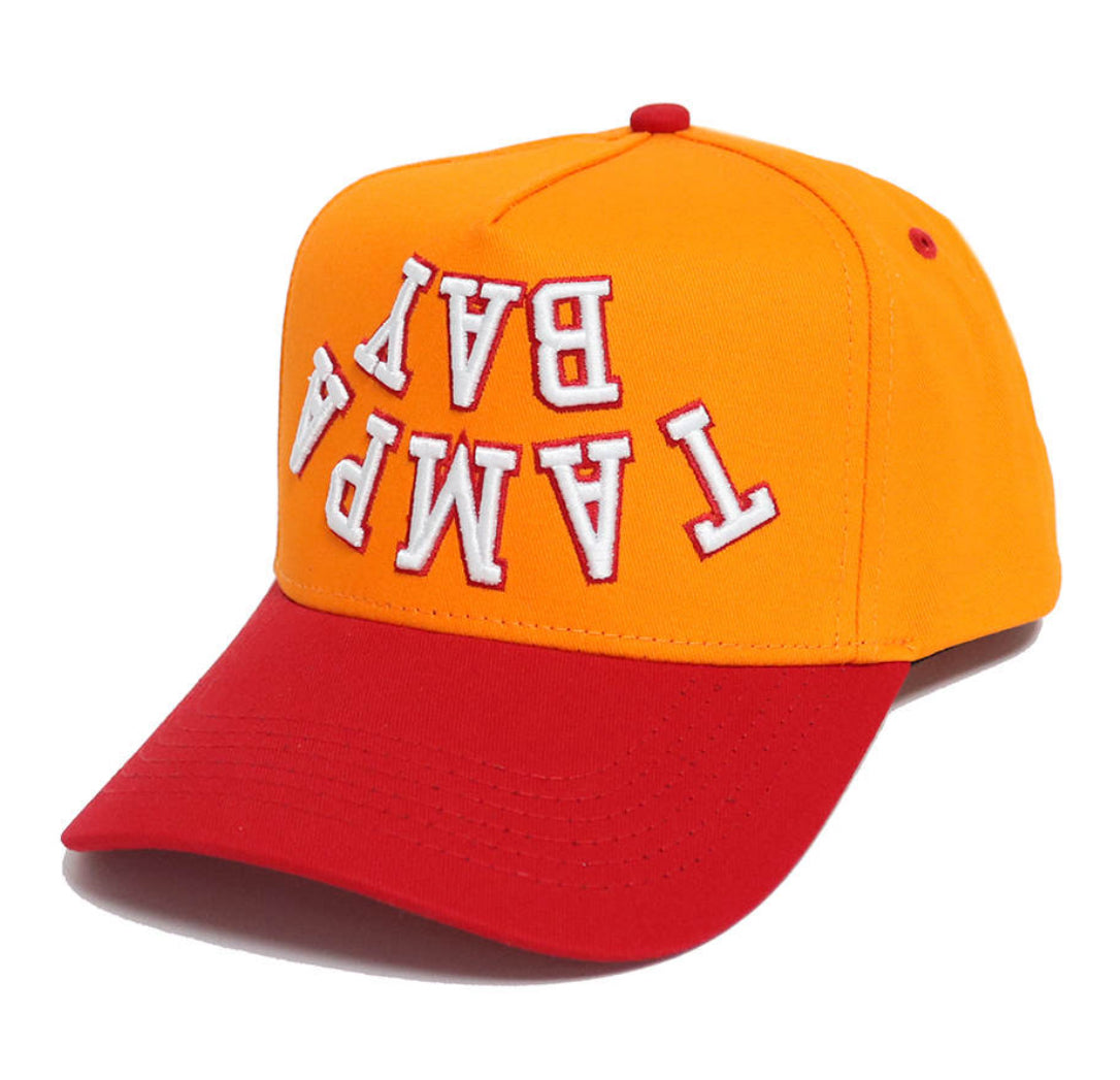 Inverted Tampa Bay retro inspired snapback hat