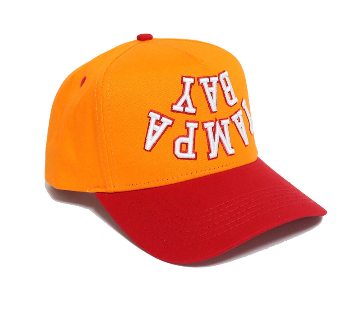 Inverted Tampa Bay retro inspired snapback hat